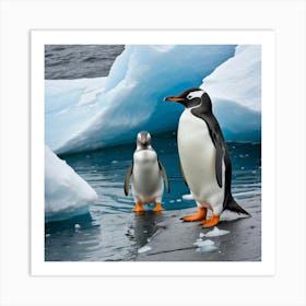Antarctic Penguins 3 Art Print