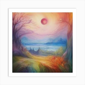 Rainbow Path Art Print