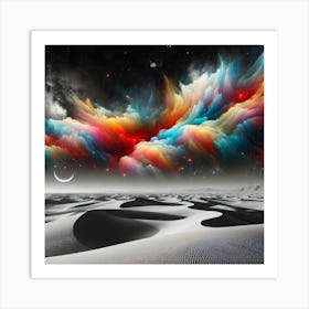 Colorful Clouds In The Sky Art Print