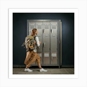 Firefly Travel, Locker, School, Gym, Storage, Secure, Personal, Belongings, Safety, Convenience, Org (10) Art Print