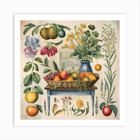 Fruit Basket Art Print