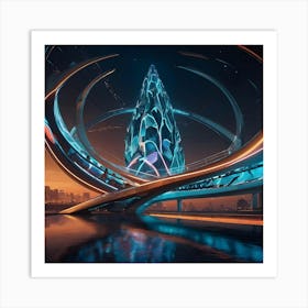 Futuristic City Art Print