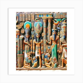 Egyptian Gods Art Print