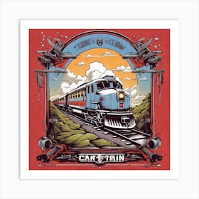 Carthage Train Art Print