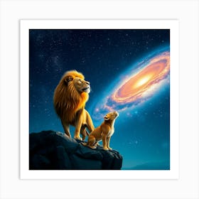 Lion King 2 Art Print