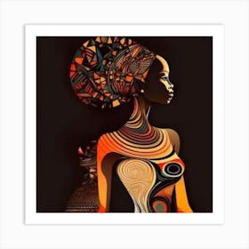 African Woman Art Print