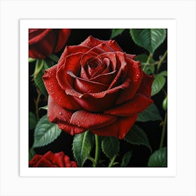 Red Roses Art Print