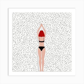 Girl In Bikini 1 Art Print