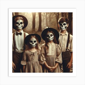 Day Of The Dead Children Art Print