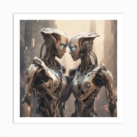 A Highly Advanced Android With Synthetic Skin And Emotions, Indistinguishable From Humans 7 Art Print