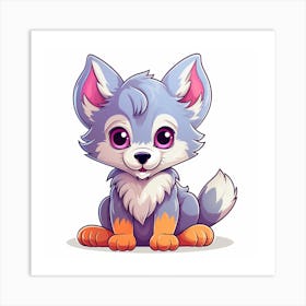 Cute Fox Art Print