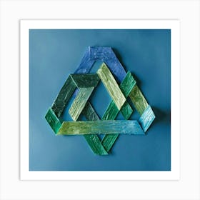 Tetrahedron Art Print