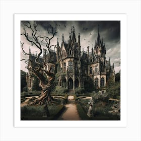 Gothic Castle Art Print