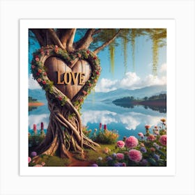 Love In The Forest Art Print