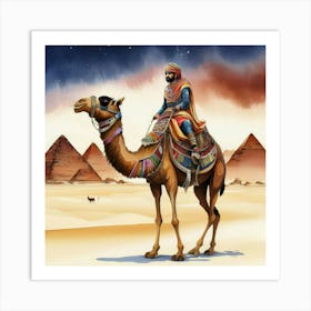 Egyptian Camel Art Print