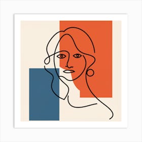 Portrait Of A Woman 19 Art Print