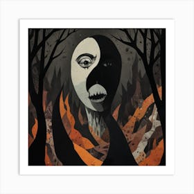 Face Of The Forest Art Print