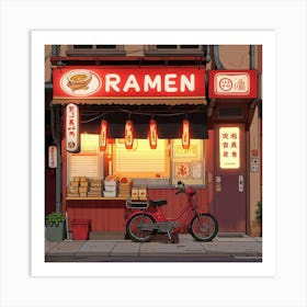 Ramen Shop Art Print 2 Art Print