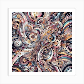 Abstract Fractal Art Art Print