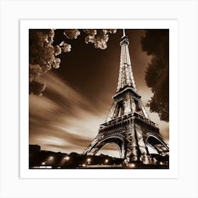 Eiffel Tower 18 Art Print