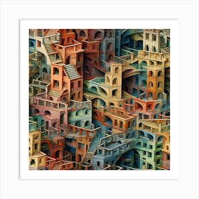 City In The Sky Art Print