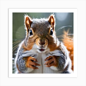 Squirrels Art Print