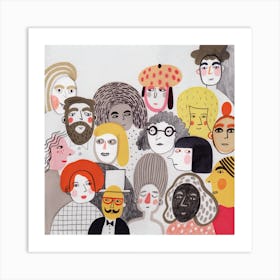 Friends 1 Art Print