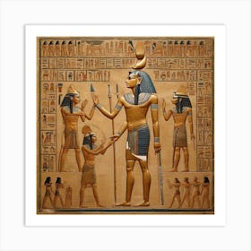 Egyptian Gods 1 Art Print