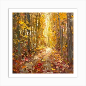 Autumn In The Woods 2 Art Print