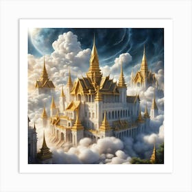 Castle In The Clouds 18 Art Print