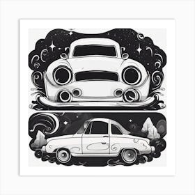 Doodle Car 1 Art Print