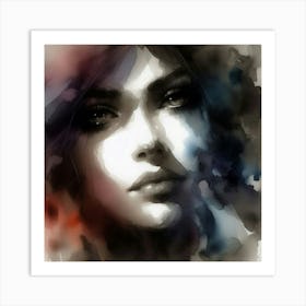 Portrait Of A Woman 75 Art Print