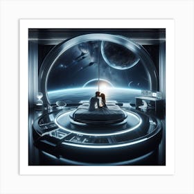 Futuristic Bedroom 5 Art Print