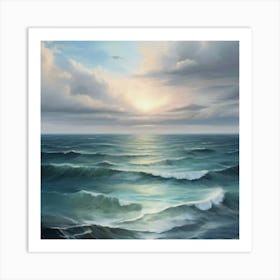 Ocean Waves 2 Art Print