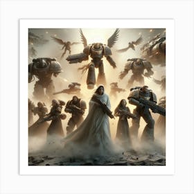 Space Marines 4 Art Print