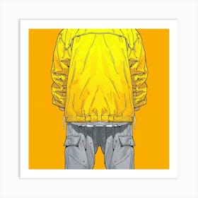 Yellow Jacket 1 Art Print