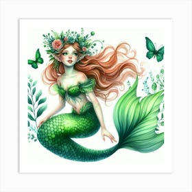 Mermaid 4 Art Print