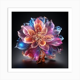 Dahlia Flower Art Print