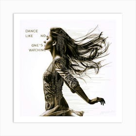 When We Danze - Just Let Me Dance Art Print