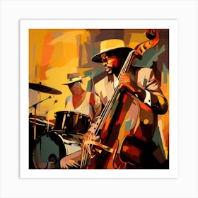 Jazz Musician 51 Art Print