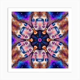 Psychedelic Mandala 11 Art Print