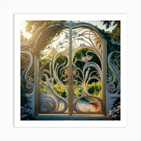 Gate To The Garden Art Print