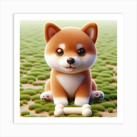 Shiba Inu 2 Art Print