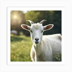 Goat Stock Photos & Royalty-Free Footage Art Print