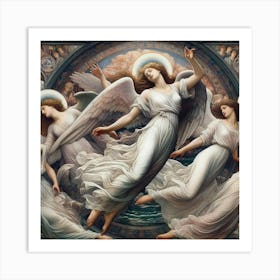 Angels In Flight Art Print