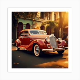 Firefly Timeless Elegance Of A Classic Vintage Car 11424 (4) Poster