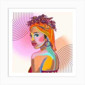 Portrait Of A Woman 2 Art Print