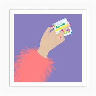 Hangover Cure Pack Square Art Print