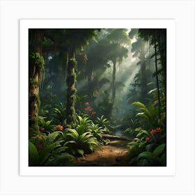 Tropical Forest 8 Art Print