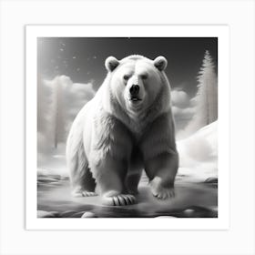 Polar Bear Art Print